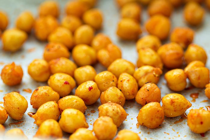 Roasted chickpeas.