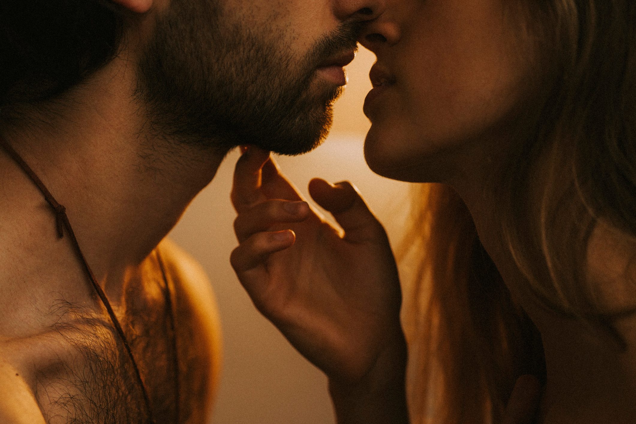 Kissing couple